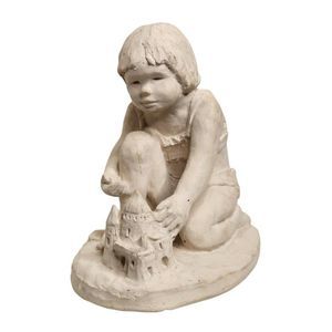 Vintage Austin Sculpture Dee Crowley Bright Eyes 1987 Sandcastle Beach Girl